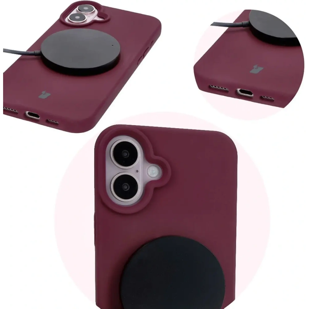 Wholesale Bizon Soft Case Apple iPhone 16 dark purple - BIZ6394 - {ean13} - Hurt