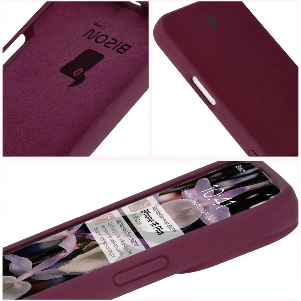 Wholesale Bizon Soft Case Apple iPhone 16 dark purple - BIZ6394 - {ean13} - Hurt