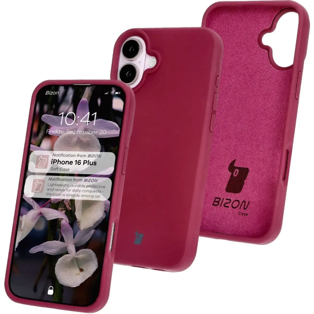 Hurtownia GSM - Silikonové pouzdro Bizon Soft Case pro Apple iPhone 16 Plus tmavě fialové - BIZ6395 - {ean13} - Hurt