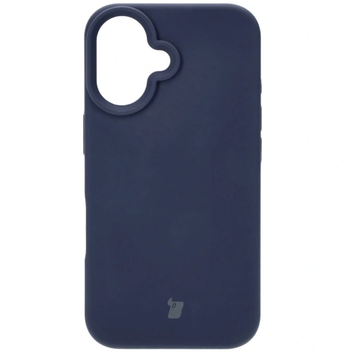 Silikonowe etui Bizon Soft Case do Apple iPhone 16 ciemnoniebieskie