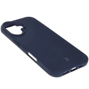 Silikonowe etui Bizon Soft Case do Apple iPhone 16 ciemnoniebieskie
