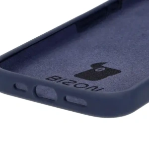 Silikonowe etui Bizon Soft Case do Apple iPhone 16 ciemnoniebieskie