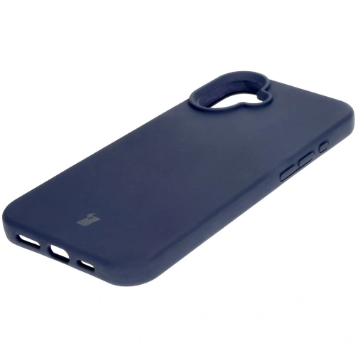 Silikonowe etui Bizon Soft Case do Apple iPhone 16 Plus ciemnoniebieskie