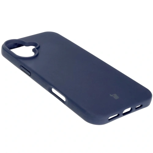 Silikonowe etui Bizon Soft Case do Apple iPhone 16 Plus ciemnoniebieskie