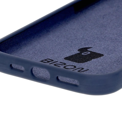 Silikonowe etui Bizon Soft Case do Apple iPhone 16 Plus ciemnoniebieskie