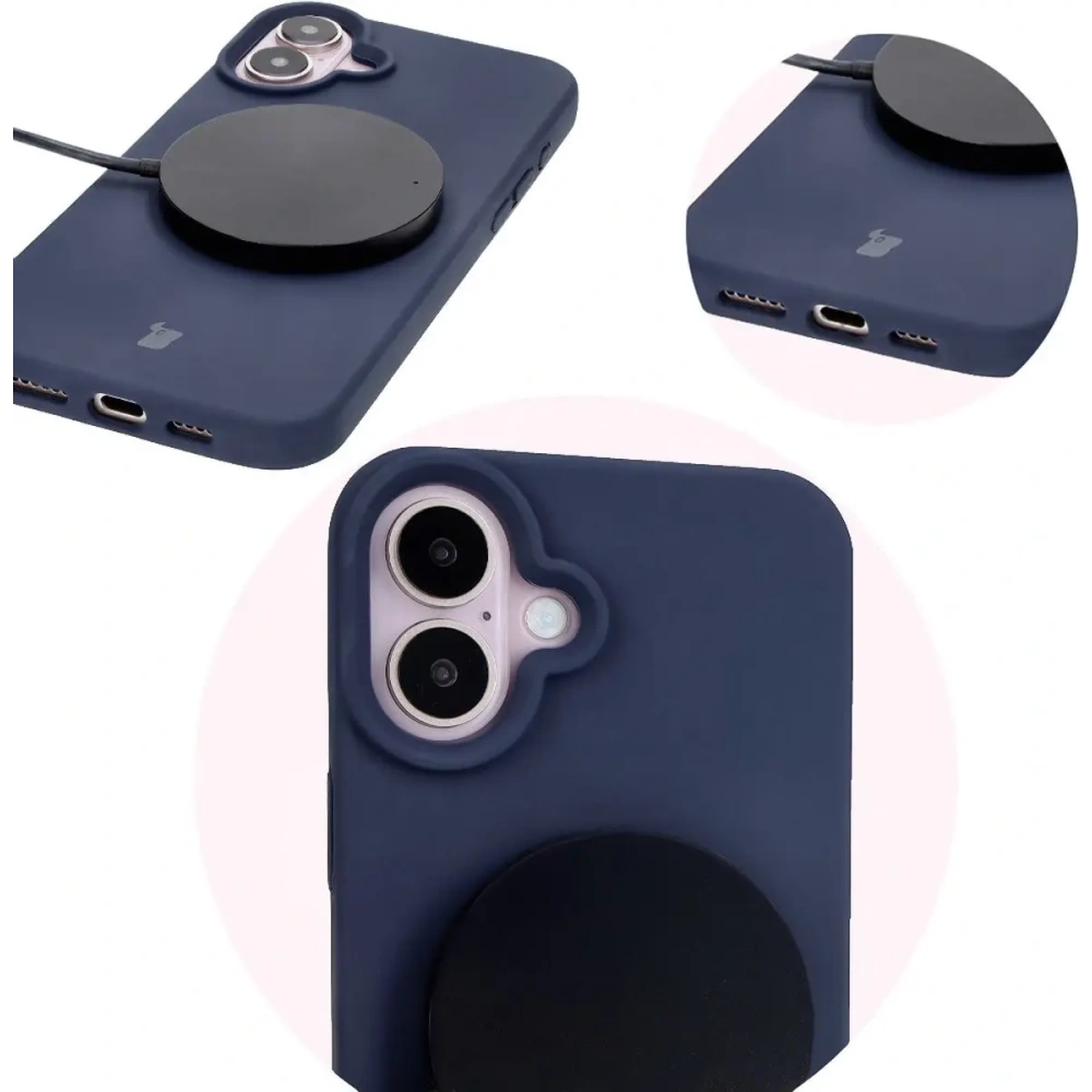 Wholesale Bizon Soft Case Apple iPhone 16 Plus dark blue - BIZ6397 - {ean13} - Hurt