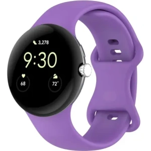 Wholesale Bizon Strap Watch Silicone Google Pixel Watch 3/Watch 2/Watch 1 41mm purple - BIZ6398 - {ean13} - Hurt