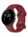 Bizon Strap Watch Silicone Google Pixel Watch 3/Watch 2/Watch 1 41mm carmin