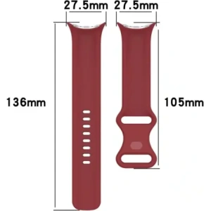 Wholesale Bizon Strap Watch Silicone Google Pixel Watch 3/Watch 2/Watch 1 41mm carmine - BIZ6399 - {ean13} - Hurt