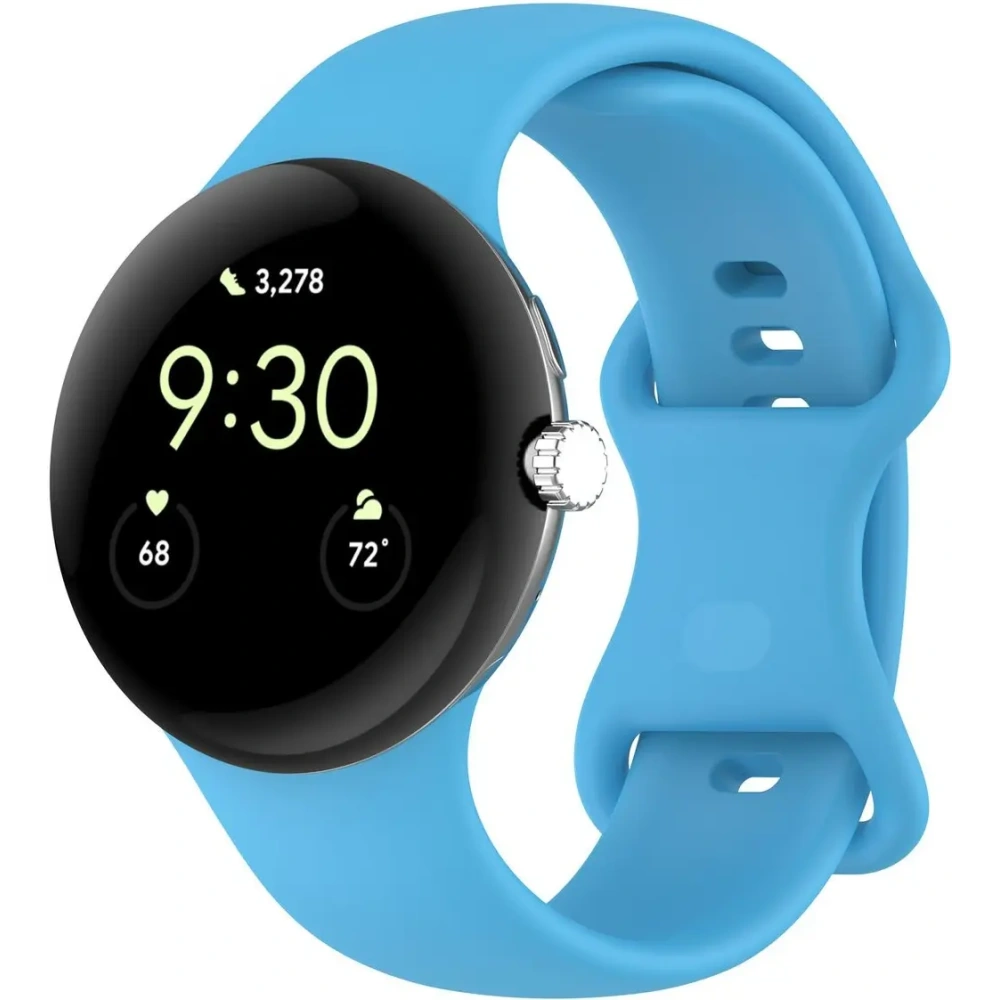 Hurtownia GSM - Bizon Strap Watch Silicone Google Pixel Ceas 3/Ceas 2/Ceas 1 41mm albastru - BIZ6400 - {ean13} - Hurt