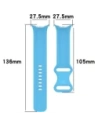 Hurtownia GSM - Bizon Strap Watch Silicone Google Pixel Ceas 3/Ceas 2/Ceas 1 41mm albastru - BIZ6400 - {ean13} - Hurt