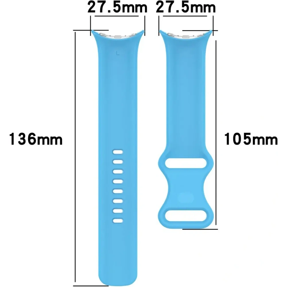 Hurtownia GSM - Bizon Strap Watch Silicone Google Pixel Ceas 3/Ceas 2/Ceas 1 41mm albastru - BIZ6400 - {ean13} - Hurt