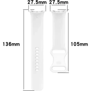 Wholesale Bizon Strap Watch Silicone Google Pixel Watch 3/Watch 2/Watch 1 41mm white - BIZ6401 - {ean13} - Hurt