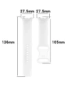 Wholesale Bizon Strap Watch Silicone Google Pixel Watch 3/Watch 2/Watch 1 41mm white - BIZ6401 - {ean13} - Hurt