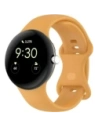 Bizon Strap Watch Silicone Google Pixel Watch 3/Watch 2/Watch 1 41mm yellow