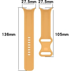 Wholesale Bizon Strap Watch Silicone Google Pixel Watch 3/Watch 2/Watch 1 41mm yellow - BIZ6402 - {ean13} - Hurt