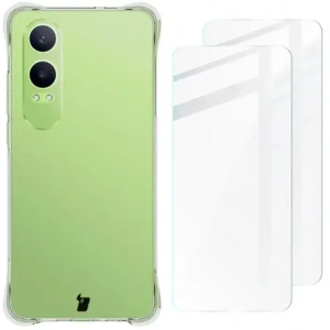 Hurtownia GSM - Bizon Case Clear Pack cu carcasă + 2x sticlă de protecție pentru ecran OnePlus Nord CE4 Lite 5G transparent. - BIZ6403 - {ean13} - Hurt