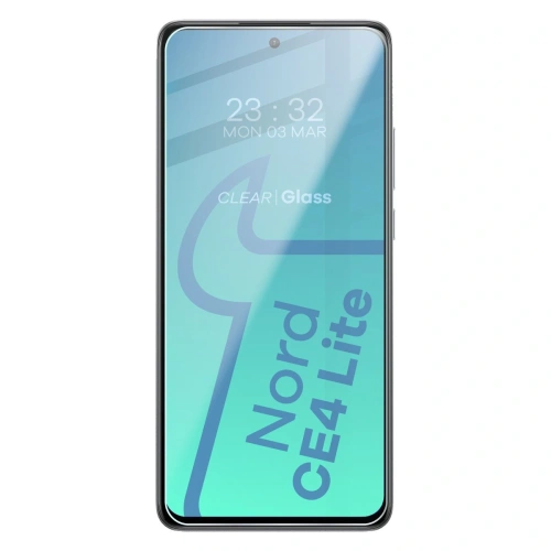 Etui + 2x szkło na ekran Bizon Case Clear Pack do OnePlus Nord CE4 Lite 5G przezroczyste