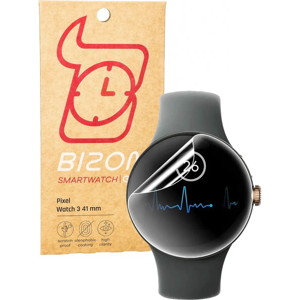 Wholesale Bizon Glass Watch Hydrogel Google Pixel Watch 3 41 mm [2 PACK] - BIZ6404 - {ean13} - Hurt