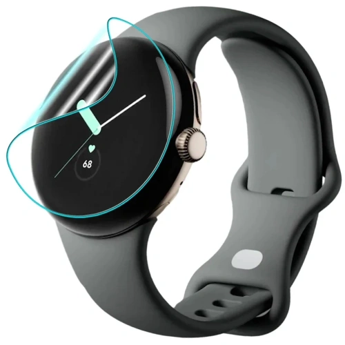 Folia hydrożelowa na ekran Bizon Glass Watch Hydrogel do Google Pixel Watch 3 41 mm [2 PACK]