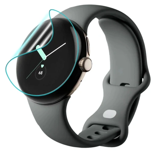 Folia hydrożelowa na ekran Bizon Glass Watch Hydrogel do Google Pixel Watch 3 45 mm [2 PACK]