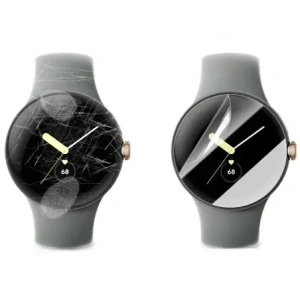 Bizon Glass Watch Hydrogel Google Pixel Watch 3 45 mm [2 PACK]