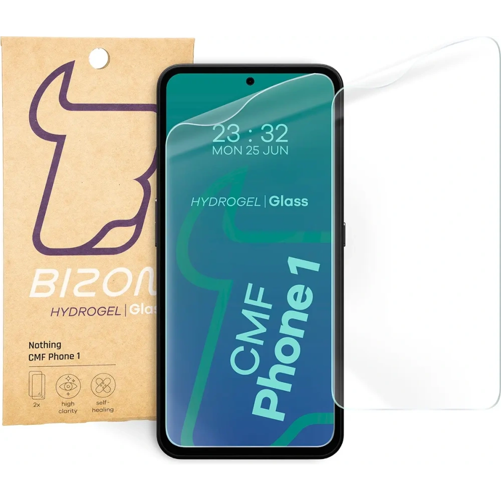 Hurtownia GSM - Bizon Glass Hydrogel Front Nothing CMF Telefon 1 [2 PACK] - BIZ6408 - {ean13} - Hurt