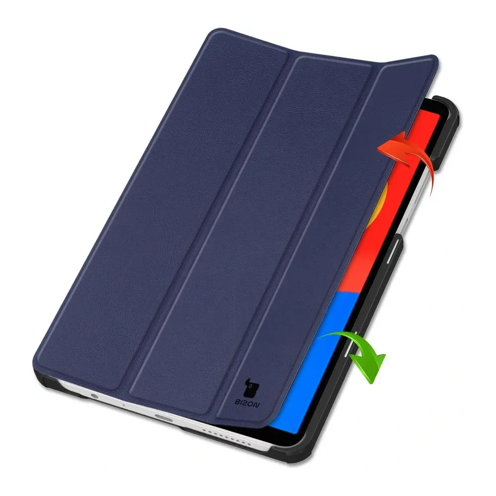 Wholesale Bizon Case Tab Croc Xiaomi Redmi Pad SE 8.7 dark blue - BIZ6409 - {ean13} - Hurt
