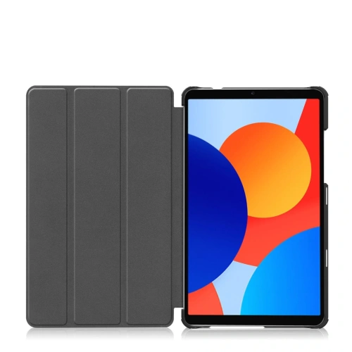 Etui z klapką Bizon Case Tab Croc do Xiaomi Redmi Pad SE 8.7 ciemnoniebieskie