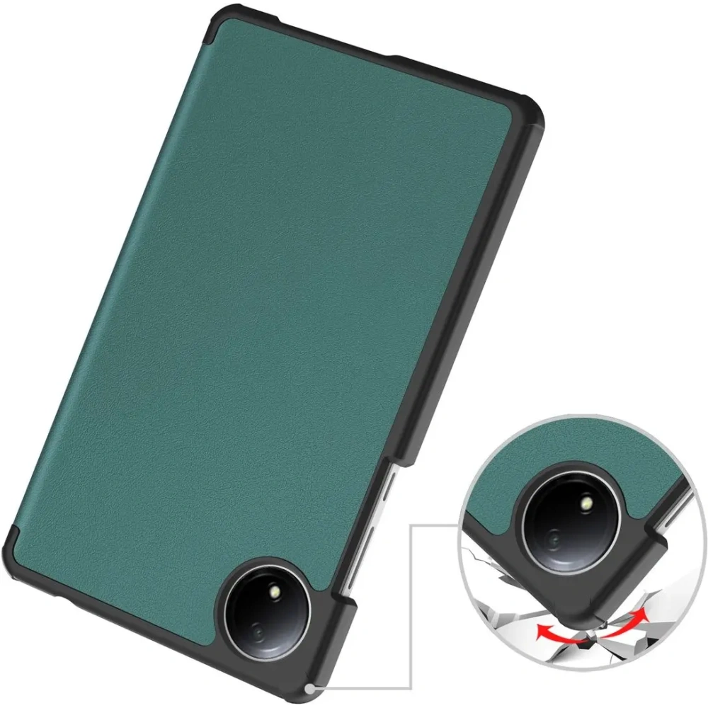 Hurtownia GSM - Etui s klopou Bizon Case Tab Croc pro Xiaomi Redmi Pad SE 8.7 tmavě zelené - BIZ6410 - {ean13} - Hurt
