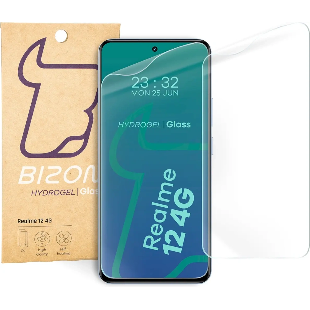 Hurtownia GSM - Folia hydrogelová na displej Bizon Glass Hydrogel Front pro Realme 12 4G [2 PACK] - BIZ6412 - {ean13} - Hurt