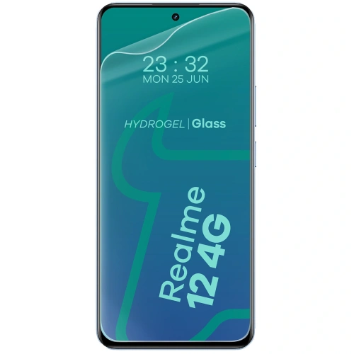 Folia hydrożelowa na ekran Bizon Glass Hydrogel Front do Realme 12 4G [2 PACK]