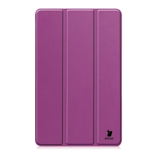 Etui z klapką Bizon Case Tab Croc do Xiaomi Redmi Pad SE 8.7 ciemnofioletowe