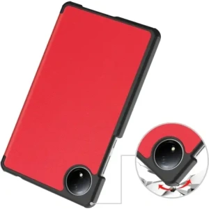 Hurtownia GSM - Bizon Case Tab Croc Xiaomi Redmi Pad SE 8.7 piros - BIZ6414 - {ean13} - Hurt