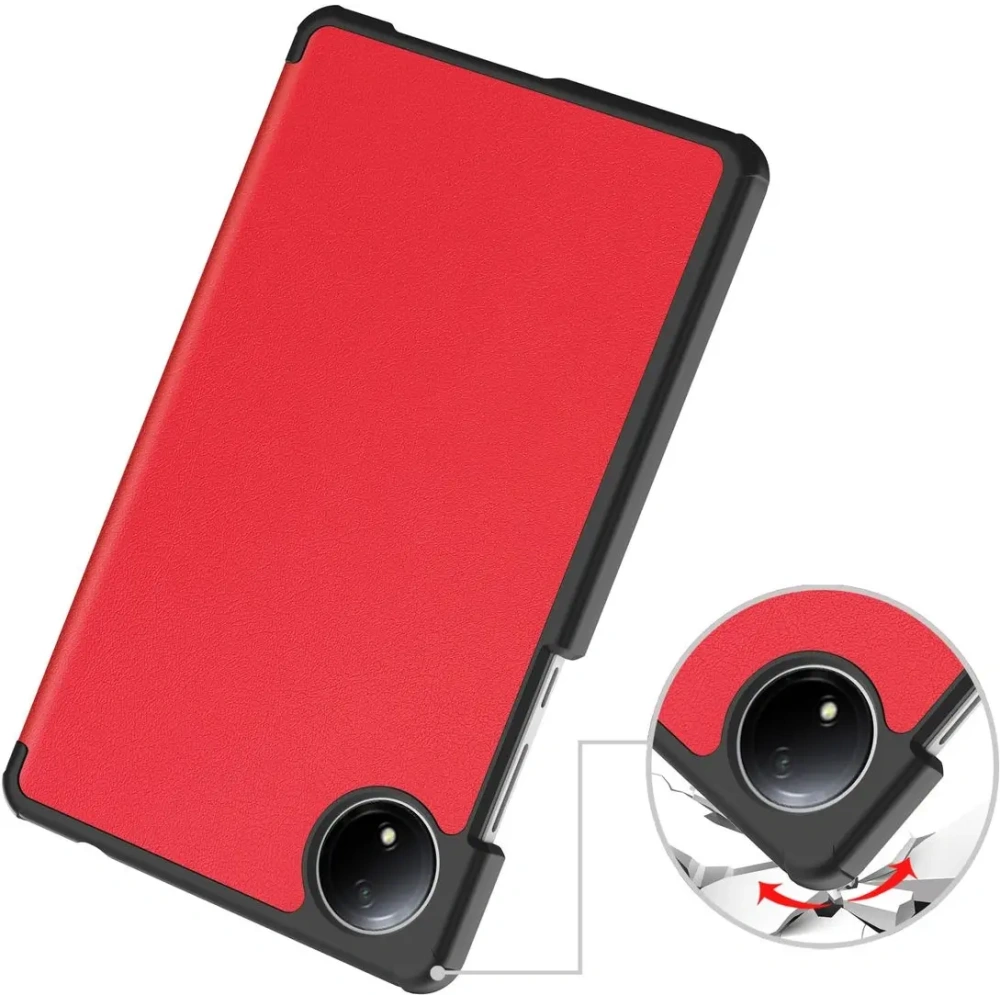 Hurtownia GSM - Etui s klopou Bizon Case Tab Croc pro Xiaomi Redmi Pad SE 8.7 červené - BIZ6414 - {ean13} - Hurt