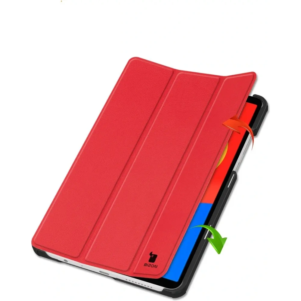 Hurtownia GSM - Etui s klopou Bizon Case Tab Croc pro Xiaomi Redmi Pad SE 8.7 červené - BIZ6414 - {ean13} - Hurt