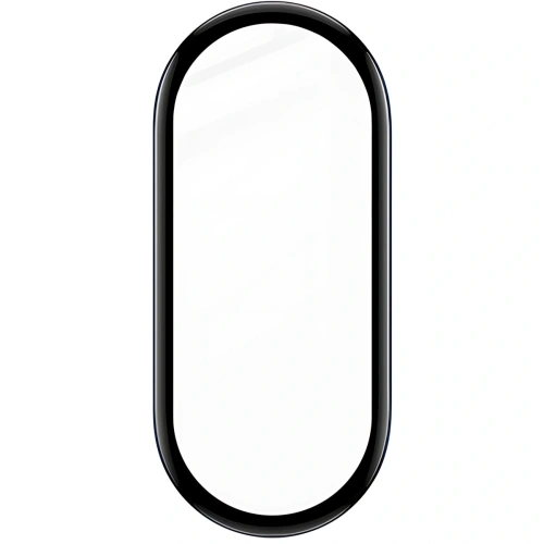 Szkło hybrydowe Bizon Glass Watch Edge Hybrid do Xiaomi Smart Band 9 / 9 NFC czarne