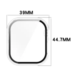 Hurtownia GSM - Etui ze skla na hodinky Bizon Case+Glass Watch do Apple Watch 10 42mm průhledné - BIZ6421 - {ean13} - Hurt
