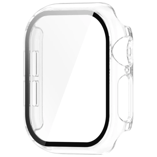 Etui ze szkłem do zegarka Bizon Case+Glass Watch do Apple Watch 10 / 11 42mm przeźroczyste