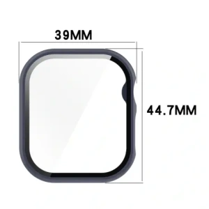 Hurtownia GSM - Etui se sklem pro hodinky Bizon Case+Glass Watch do Apple Watch 10 42mm tmavě modré - BIZ6422 - {ean13} - Hurt
