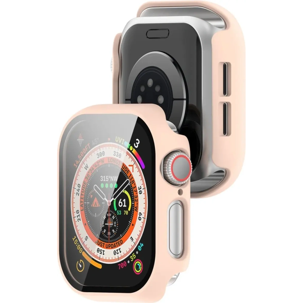 Hurtownia GSM - Bizon Case+Glass Ceas Apple Ceas 10 42mm roz - BIZ6423 - {ean13} - Hurt