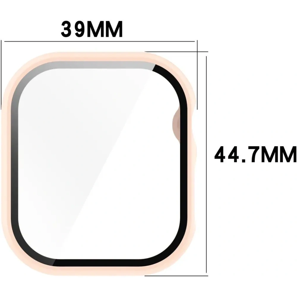Hurtownia GSM - Bizon Case+Glass Ceas Apple Ceas 10 42mm roz - BIZ6423 - {ean13} - Hurt