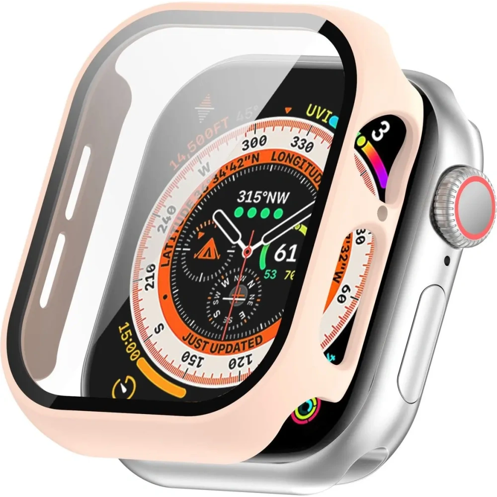 Hurtownia GSM - Bizon Case+Glass Ceas Apple Ceas 10 42mm roz - BIZ6423 - {ean13} - Hurt
