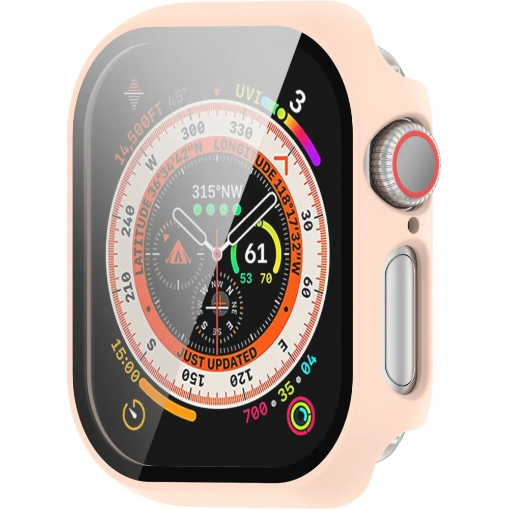 Hurtownia GSM - Bizon Case+Glass Ceas Apple Ceas 10 42mm roz - BIZ6423 - {ean13} - Hurt