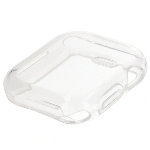 Etui z osłoną ekranu Bizon Case Watch Felipe do Apple Watch 10 / 11 42mm przezroczyste