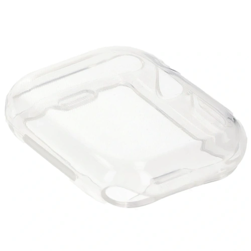 Etui z osłoną ekranu Bizon Case Watch Felipe do Apple Watch 10 / 11 42mm przezroczyste