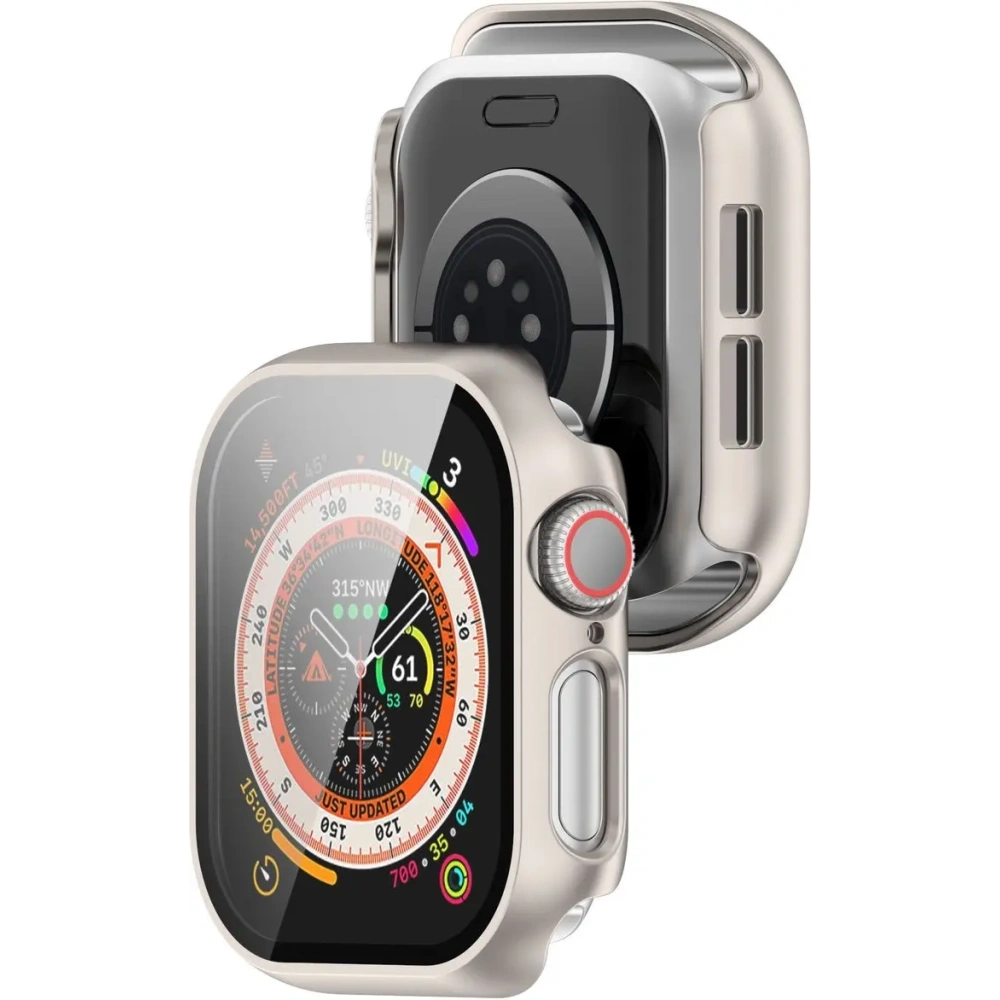 Hurtownia GSM - Bizon Case+Glass Ceas Apple Watch 10 42mm șampanie - BIZ6427 - {ean13} - Hurt