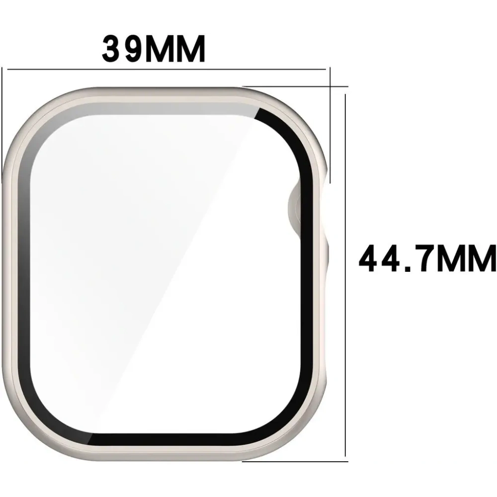Hurtownia GSM - Bizon Case+Glass Ceas Apple Watch 10 42mm șampanie - BIZ6427 - {ean13} - Hurt