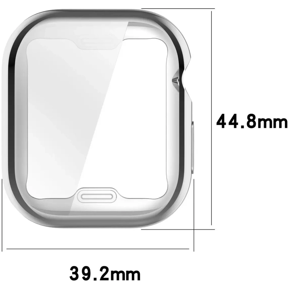 Wholesale Bizon Case Watch Felipe Apple Watch 10 (42mm) silver - BIZ6429 - {ean13} - Hurt
