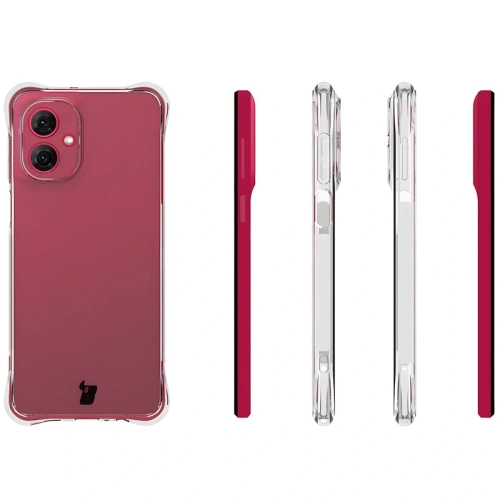 Elastyczne etui Bizon Case Salpa do Motorola Moto G55 5G przezroczyste